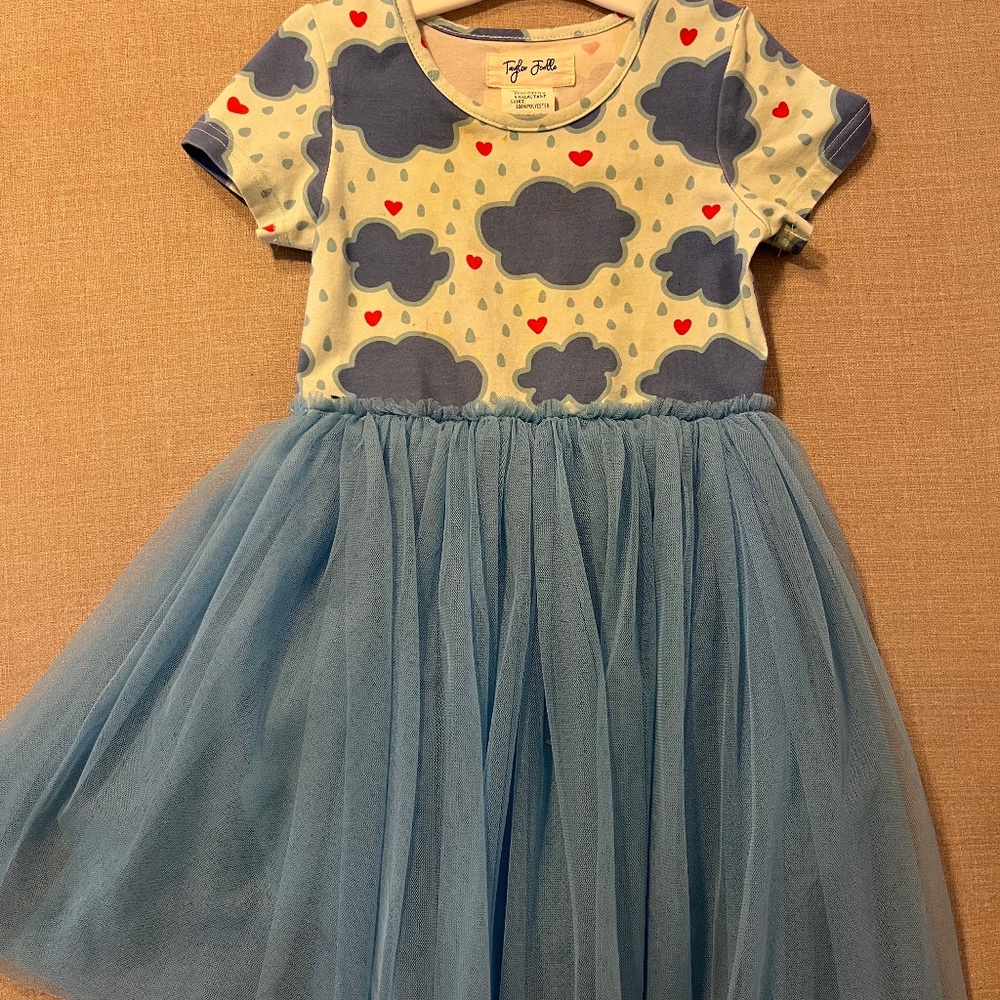 Taylor Joelle Clouds Carebears Tutu Dress